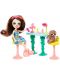 Игрален комплект Mattel Enchantimals - Салон за красота на Sela Sloth и Treebody - 3t