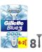 Gillette Blue 3 Мъжка самобръсначка Cool, 6 + 2 броя - 1t