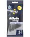 Gillette Blue 3 Мъжка самобръсначка Comfort Slalom, 5 броя - 1t