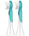 Глава за детска четка за зъби Philips Sonicare - 3+,  два броя, сини - 2t