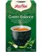 Green Balance Билков чай, 17 пакетчета, Yogi Tea - 1t