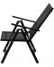 Градински сгъваем стол със 7 позиции Muhler - 56 х 67 х 107 cm, черен - 5t