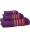 Хавлиена кърпа Dilios - Леонардо линии, 100% памук, лилава - 4t