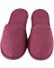 Хавлиени чехли PNG - Тъмночервени, универсален размер, 100% памук - 1t