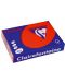 Цветна копирна хартия Clairefontaine - А4, 80 g/m2, 100 листа, Intensive Coral Red - 1t