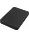 Твърд диск Toshiba - Canvio Alu, 1TB, външен, 2.5'', черен - 1t