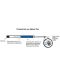 Химикалка Fisher Space Pen 400 - Brushed Chrome Bullet - 3t