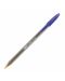 Химикалка BIC - Cristal Large, 1.6 mm, синя, асортимент - 1t