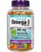 Omega-3 Triple Strenght, 900 mg, 80 капсули, Webber Naturals - 1t