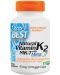 Natural Vitamin K2 with MK-7, 45 mcg, 60 капсули, Doctor's Best - 1t