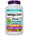 Omega 3-6-9, 1200 mg, 150 софтгел капсули, Webber Naturals - 1t