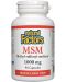 MSM Methyl-sulfonyl-methane, 1000 mg, 90 капсули, Natural Factors - 1t