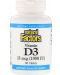 Vitamin D3, 1000 IU, 90 таблетки, Natural Factors - 1t