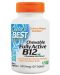 Fully Active B12, 1000 mcg, 60 таблетки, Doctor's Best - 1t