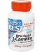 Best Acetyl-L-Carnitine, 588 mg, 60 капсули, Doctor's Best - 1t