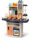 Игрален комплект Raya Toys - Детска кухня с вода и пара, оранжева - 1t