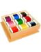 Игрален комплект Smart Baby - Цветни плочки Монтесори, 63 броя - 1t