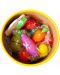 Игрален комплект Iso Trade - Дървени плодове и зеленчуци в кофа - 5t