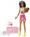 Игрален комплект Barbie Skipper - Барби детегледачка със сини кичури - 2t