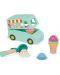 Игрален комплект Battat - Камион за сладолед с аксесоари - 3t