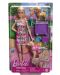 Игрален комплект Barbie - Барби с кученца и куче в инвалидна количка - 4t