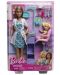 Игрален комплект Barbie You Can Be Anything - Зъболекар, с кестенява коса - 5t