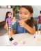 Игрален комплект Barbie Skipper - Барби детегледачка с лилави кичури и блуза със сърце - 5t