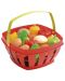 Игрален комплект Ecoiffier - Кошница с плодове и зеленчуци, 15 части, Асортимент - 1t