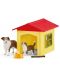 Игрален комплект Schleich Farm World - Жълта кучешка колибка - 1t