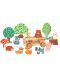 Игрален комплект Orange Tree Toys - Горски животни с количка - 2t