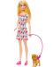 Игрален комплект Barbie - Барби с кученца и куче в инвалидна количка - 3t