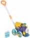 Играчка за сапунени балони Moni Toys - Влак, Blue Wheels - 1t