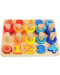 Игрален комплект Acool Toy - Дървена дъска с цифри и рингове - 1t