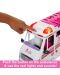 Игрален комплект Barbie - Трансформираща се линейка, Клиника, 20 aксесоара - 4t