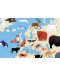 Игрален комплект Poppik - Животните по света, плакат със стикери - 8t