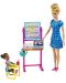 Игрален комплект Barbie You can be anything - Учителка с лаптоп - 2t