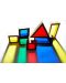 Игрален комплект Smart Baby - Полупрозрачни геометрични фигури с рамки, 24 броя - 3t
