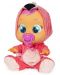 Детска играчка IMC Toys Crybabies – Плачещо със сълзи бебе, Фенси Фламинго - 3t