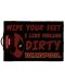 Изтривалка за врата - Deadpool (Dirty) , 60 x 40 cm - 1t