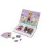Детска магнитна книга Janod - Момичета с магнитни дрехи - 3t
