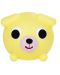 Пищяща гумена играчка Sankyo Toys - Jabber Ball, кученце, жълто - 3t