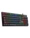 Механична клавиатура Redragon - Shrapnel, Red Switches, RGB, черна - 2t