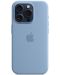 Калъф Apple - Silicone MagSafe, iPhone 15 Pro, Winter Blue - 5t