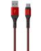 Кабел Energizer - C520CKRD, USB-A/USB-C, 2 m, червен - 1t