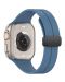 Каишка Techsuit - W011 Silicone, Apple Watch, 38/40/41 mm, синя - 1t