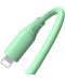 Кабел Tellur - TLL155398, USB-A/Lightning, 1 m, зелен - 3t
