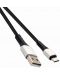 Кабел VCom - CU278M, USB-A/Micro USB, 1 m, черен - 1t