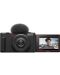 Камера за влогове Sony - ZV-1F, черна - 4t