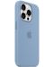 Калъф Apple - Silicone MagSafe, iPhone 15 Pro, Winter Blue - 2t