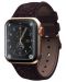 Каишка Njord - Salmon Leather, Apple Watch, 44/45 mm, кафява - 4t